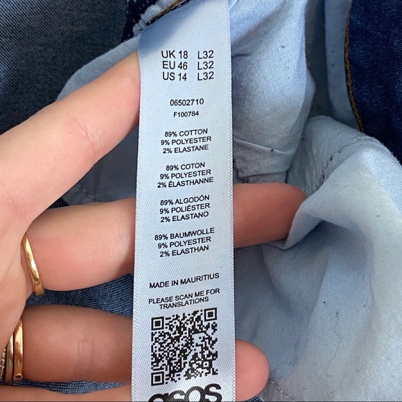 ASOS | Plus Size High Rise Skinny Jeans - Picture 5 of 6